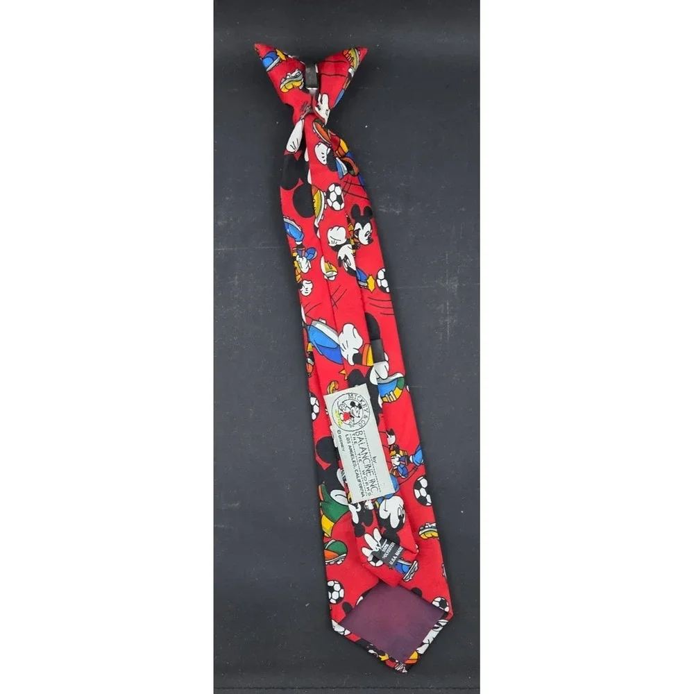 NICE! Vintage Youth Mickey Balancine Inc Polyester Clip-On Soccer Neck Tie 14